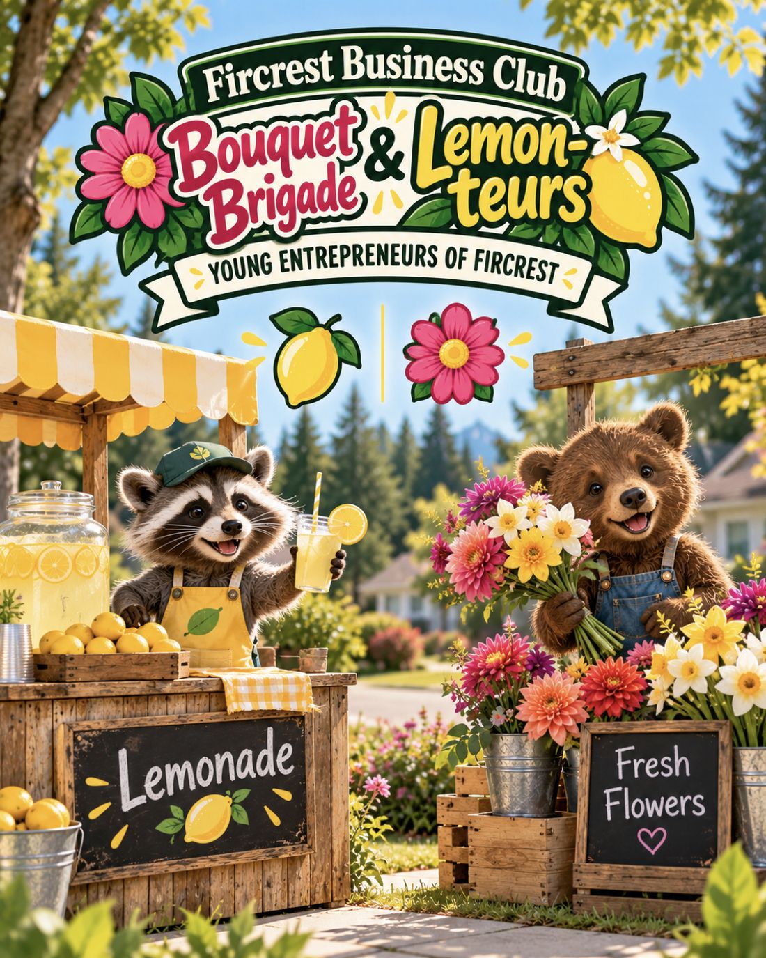 Bouquet Brigade & Lemon-teurs: Young Entrepreneurs of Fircrest